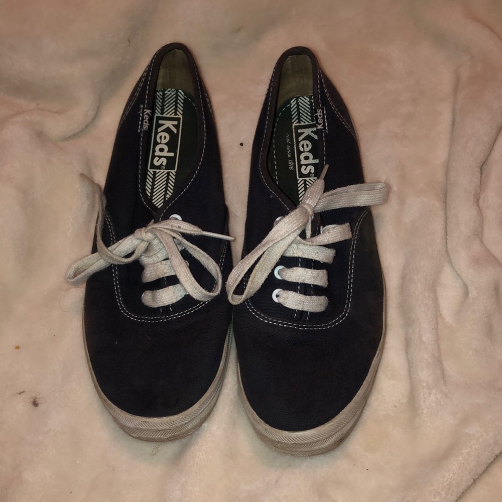 Navy Keds shoes